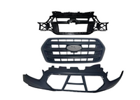 2020 2021 2022 2023 2024 Ford Transit 150 250 350 350HD & E-Transit Front Bumper Upper Cover With Inner Bracket & Grille Black