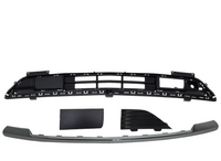 2021-2024 Chevrolet Suburban Tahoe Grille Front Bumper Lower Grille With Chrome Molding Trim Tow Cap Cover & Auxiliary Heater Wiring Harness Cover