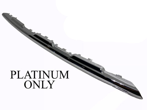 2021 2022 2023 Nissan Rogue Platinum Front Bumper Chrome Molding Trim