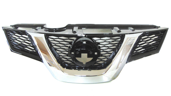 2015-2016 Nissan Rogue S SL SV Grille Front Bumper Upper Grille With Camera Option