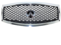 2015 2016 2017 2018 2019 Infiniti Q70 Q70L Front Bumper Upper Grille With Camera Option