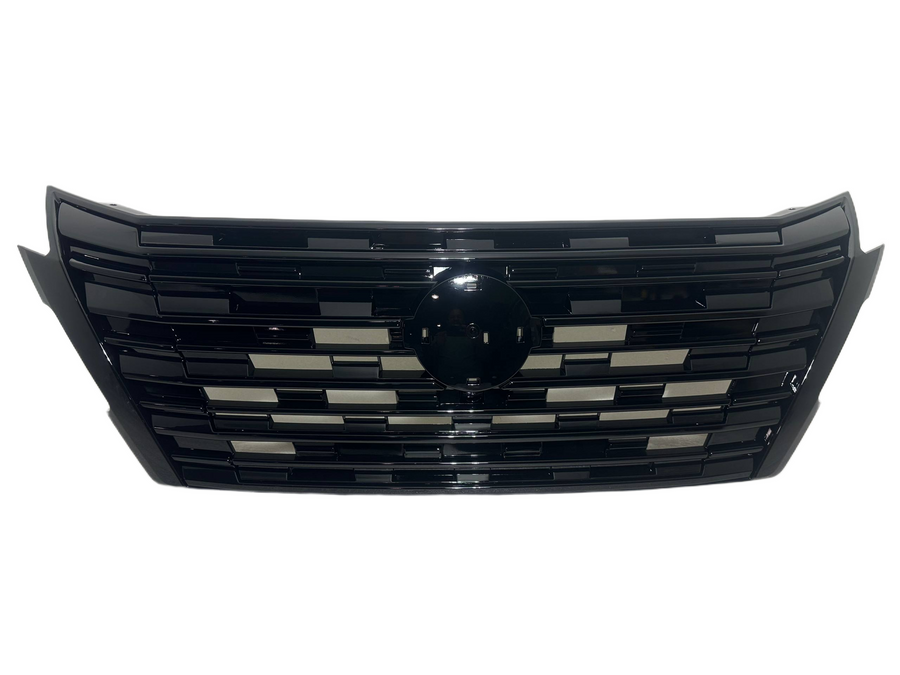2024 2025 Nissan Rogue Grille Front Bumper Upper Grille With Surround View Gloss Black