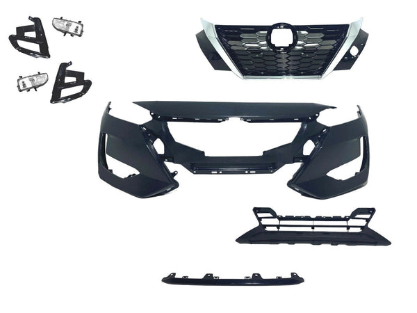 2020 2021 2022 2023 Nissan Sentra Front Bumper Cover Complete Assembly
