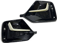 2020 2021 Honda Civic Hatchback Rear Bumper Garnish Left Right Driver Passenger Side Set