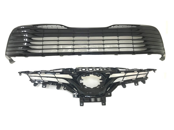 2018 2019 2020 Toyota Camry LE XLE Front Bumper Upper Lower Grille Assembly