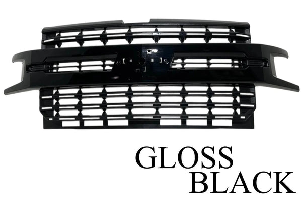 2019 2020 2021 2022 Chevrolet Silverado 1500 LTZ Front Bumper Upper Grille Gloss