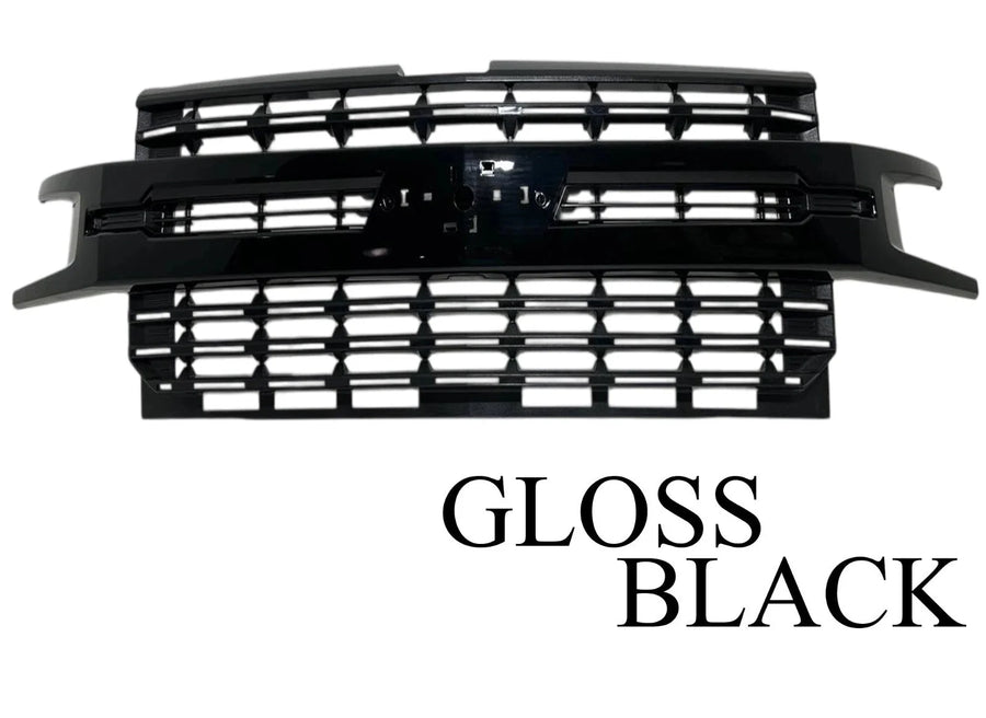 2019 2020 2021 2022 Chevrolet Silverado 1500 LTZ Front Bumper Upper Grille Gloss