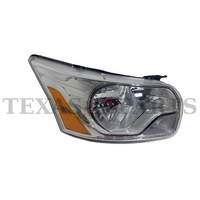 2015 2016 2017 2018 2019 2020 2021 2022 2023 2024 Ford Transit 150 250 350 350 HD Front Headlight Lamp Chrome Right Passenger Side