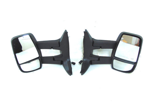 2015 2016 2017 2018 2019 2020 2021 2022 2023 2024 Ford Transit Left Right Front Door Side Rear View Mirror W Signal Long Arm Pair