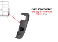 2014 2015 2016 2017 2018 Ram Promaster 1500 2500 3500 Right Rear Bumper Side End Cap Cover Without Reflector Passenger Gray
