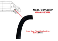 2019 2020 2021 2022 2023 2024 2025 Ram Promaster Right Front Door Flare Trim Molding Passenger Side Black