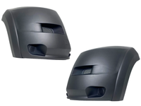 2019-2022 Ram Promaster 1500 2500 3500 Left Right Front Bumper Side End Cap Cover Black Driver & Passenger Set - Bumper & Body Parts