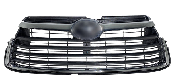 2014 2015 2016 Toyota Highlander Front Bumper Upper Lower Grille