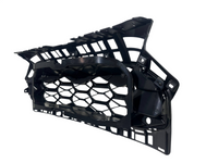 2023-2026 Honda HRV HR-V EX-L Front Bumper Upper Grille With Sensor Holes Honeycomb Gloss Black - Bumper & Body Parts