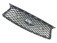 2018-2024 Infiniti Q50 Q50s Front Bumper Upper Grille With Camera Option &amp; Sensor Holes Chrome - Bumper & Body Parts