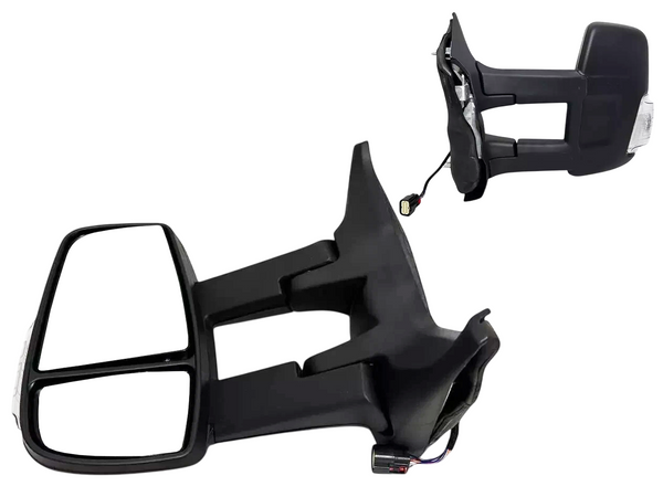 2020-2024 Ford Transit 150 250 350 350HD Left Front Door Power Side Rear View Mirror Heated Signal Manual Folding With BSM ( Blind Spot Monitoring )