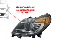 2014-2022 Ram Promaster Front Headlight Left Lamp Without DRL Driver Side - Bumper & Body Parts