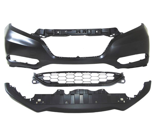 2016 2017 2018 Honda HR-V HRV Front Bumper Cover With Lower Grille & Lower Valance Cover Panel