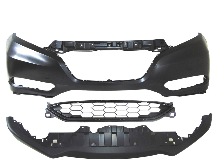 2016 2017 2018 Honda HR-V HRV Front Bumper Cover With Lower Grille & Lower Valance Cover Panel