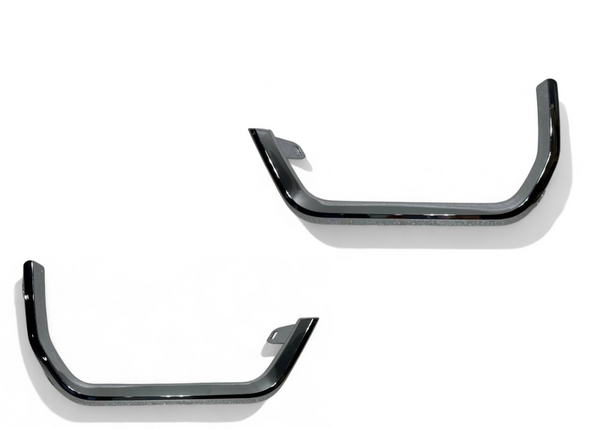 2022 2023 2024 GMC Terrain SLE SLT Left Right Front Bumper Lower Molding Trim Chrome Driver & Passenger Set