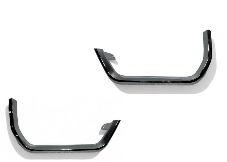 2022 2023 2024 GMC Terrain SLE SLT Left Right Front Bumper Lower Molding Trim Chrome Driver & Passenger Set