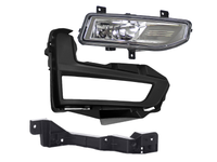 2017 2018 2019 2020 Nissan Rogue Front Bumper Cover Chrome Fog Lamp Lower Grille Euro Style - Bumper & Body Parts