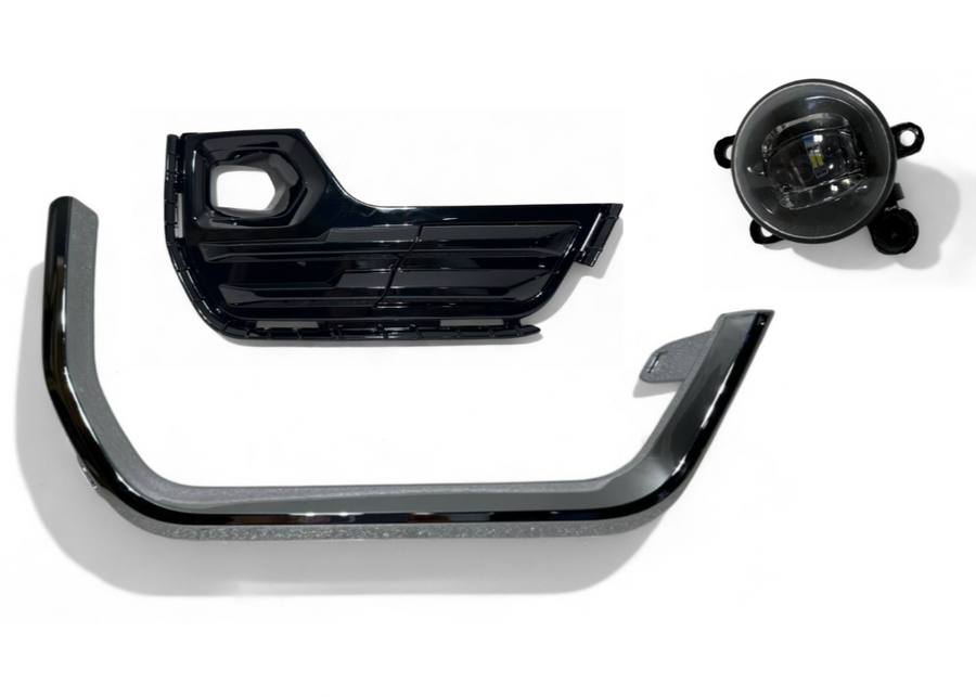 2022 2023 2024 GMC Terrain SLT Right Front Bumper Fog Light Lamp With Cover &amp; Chrome Molding Trim Passenger Side