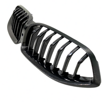2019 2020 2021 2022 2023 2024 BMW 8 Series Front Bumper Upper Grille Black Carbon Fiber - Bumper & Body Parts