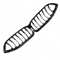 2019 2020 2021 2022 2023 2024 BMW 8 Series Front Bumper Upper Grille Black Carbon Fiber - Bumper & Body Parts