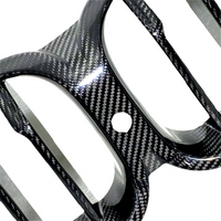 2019 2020 2021 2022 2023 2024 BMW 8 Series Front Bumper Upper Grille Black Carbon Fiber - Bumper & Body Parts