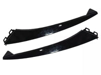 2018-2020 Honda Accord Headlight Lower Molding Trim Front Left Driver & Right Passenger Set Gloss Black - Bumper & Body Parts