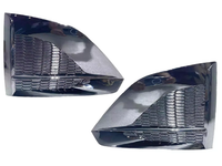 2023-2025 Nissan Altima Front Bumper Fog Light Cover Left Driver & Right Passenger Set Gloss Black - Bumper & Body Parts