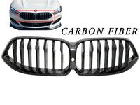 2019 2020 2021 2022 2023 2024 BMW 8 Series Front Bumper Upper Grille Black Carbon Fiber - Bumper & Body Parts