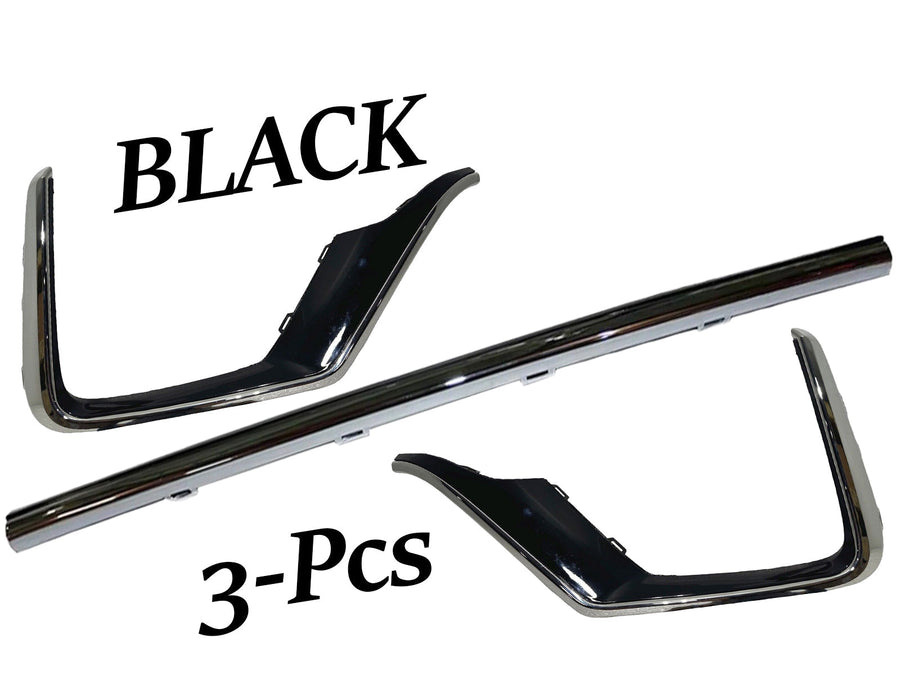 2020 2021 2022 Honda CR-V CRV Front Bumper Center Left Right Molding Trim Black