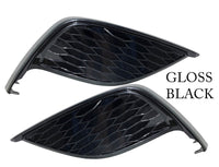 2021 2022 2023 2024 Toyota Camry XSE SE Front Bumper Fog Light Cover Left Driver & Right Passenger Set Gloss Black