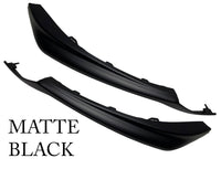 2021 2022 2023 Toyota Camry XSE SE Front Bumper Side Lower Molding Trim Left Driver & Right Passenger Set Matte Black - Bumper & Body Parts