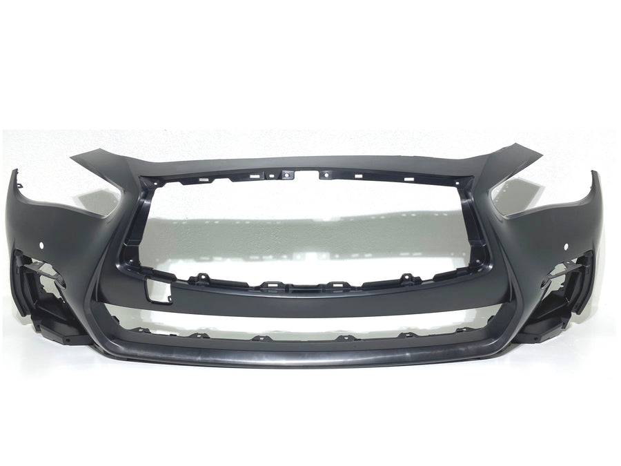 2018-2024 Infiniti Q50 Sports Front Bumper Cover W Sensor