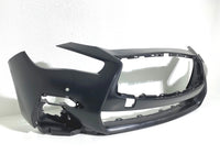 2018 2019 2020 2021 2022 2023 2024 Infiniti Q50 Q50s Sports Front Bumper Cover With Two Sensor Holes - Bumper & Body Parts