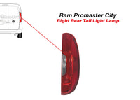 2015-2022 Ram Promaster City Rear Tail Light Lamp Right Passenger Side - Bumper & Body Parts