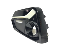 2020-2021 Honda Civic Hatchback Front Bumper Fog Light Cover Set - Left & Right Driver Passenger