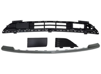 2021-2024 Chevrolet Suburban Tahoe Front Bumper Cover With Lower Grille Air Vents Side Reflector Bumper Bracket Chrome Molding Trim 12-PCS - Bumper & Body Parts