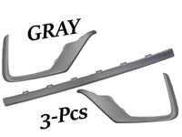 2020 2021 2022 Honda CR-V CRV Front Bumper Center Left Right Molding Trim Gray - Bumper & Body Parts
