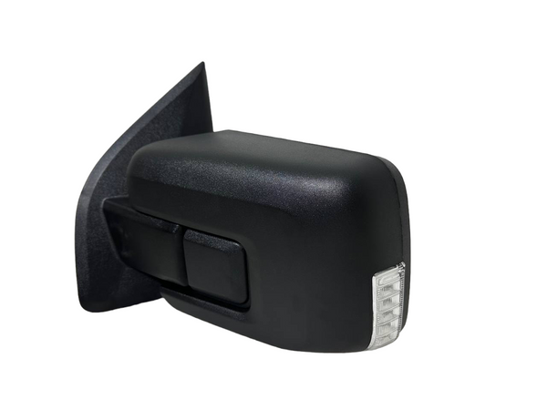 2021 2022 2023 Ford F-150 Front Door Left Side Rear View Mirror Heated Signal Puddle Light Manual Folding With BSM (Blind Spot Monitoring)