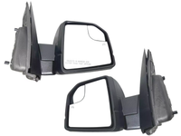 2018-2020 Ford F-150 Front Door Left Driver Power Side Rear View Mirror Heated Signal Blind Spot 6-Pins Plug Textured Left Driver & Right Passenger