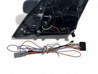 2017-2022 Ford F-250 F-350 Super Duty Left Right Front Door Side Rear View Mirror Heated Signal Puddle Light Power Adjustment With BSM (Blind Spot Monitoring) Black / Textured Driver & Passenger Set - Bumper & Body Parts