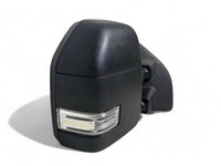 2017-2022 Ford F-250 F-350 Super Duty Left Right Front Door Side Rear View Mirror Heated Signal Puddle Light Power Adjustment With BSM (Blind Spot Monitoring) Black / Textured Driver & Passenger Set - Bumper & Body Parts