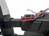 2017-2022 Ford F-250 F-350 Super Duty Left Right Front Door Side Rear View Mirror Heated Signal Puddle Light Power Adjustment With BSM (Blind Spot Monitoring) Chrome / Textured Driver & Passenger Set - Bumper & Body Parts