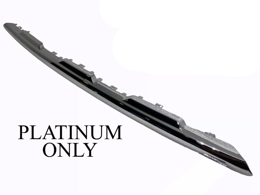 2021 2022 2023 Nissan Rogue Platinum Front Bumper Chrome Molding Trim