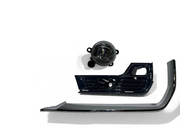 2022 2023 2024 GMC Terrain Denali Left Front Bumper Fog Light Lamp Bezel Cover With Chrome Molding Trim Driver Side