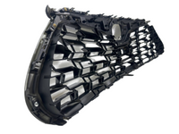 2020-2025 Toyota Highlander Front Bumper Upper Grille W Cam Option Gloss Black - Bumper & Body Parts